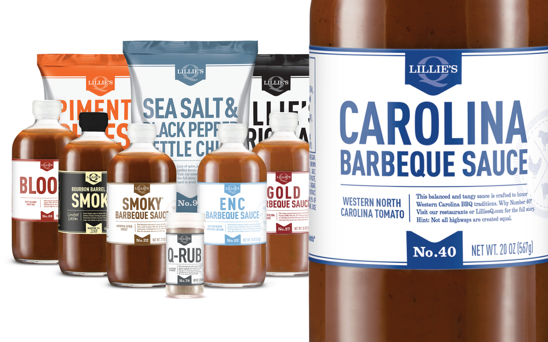 Lillie's Q - Portfolio Packaging Designs