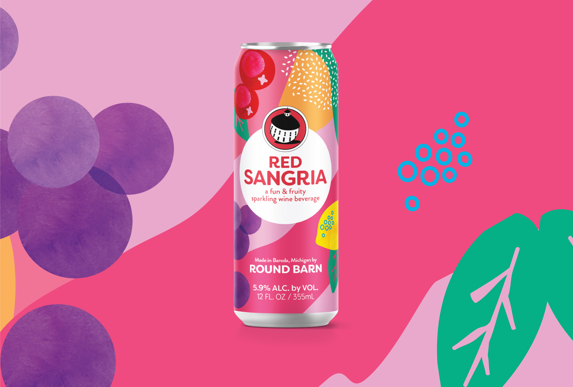 Round Barn Sangria - Packaging Design