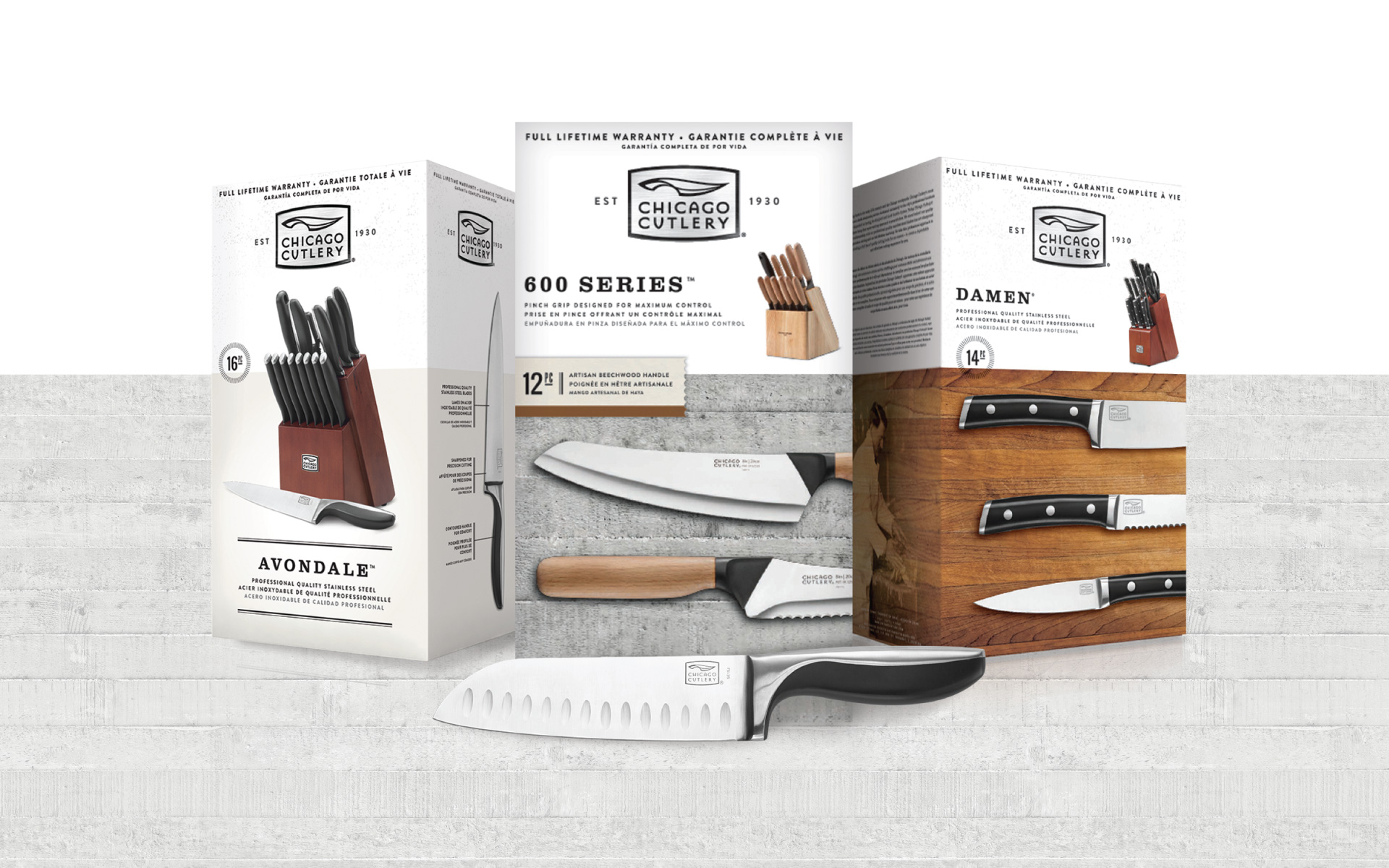 Chicago Cutlery - Packaging Portfolio