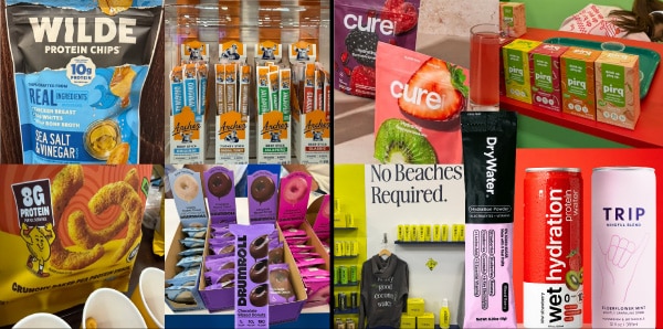 Functional food and hydration brand packaging at Expo West 2026 — Kaleidoscope