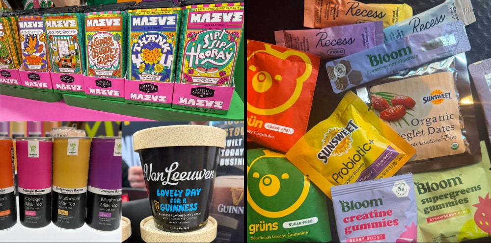 Supplement and functional CPG packaging designs observed at Expo West 2026 — Kaleidoscope