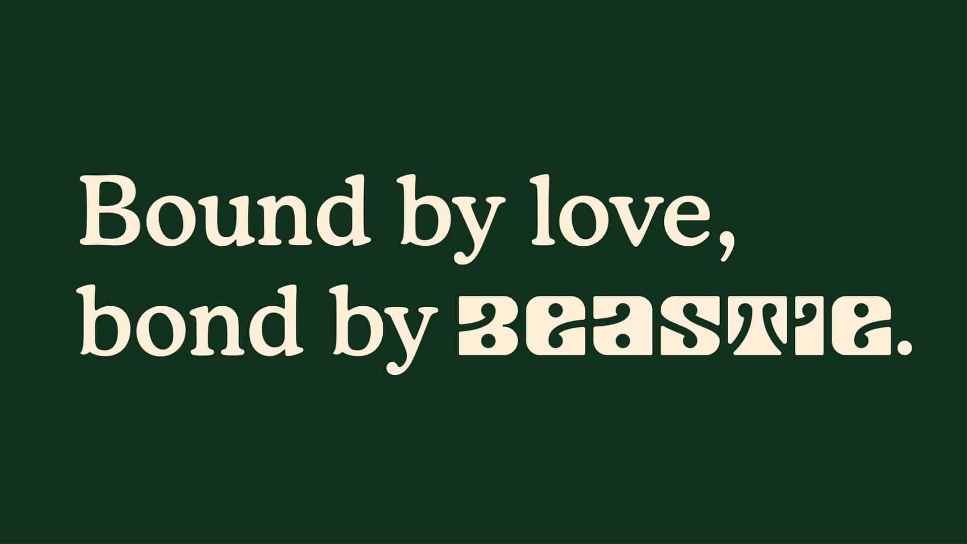Beastie brand messaging — Bound by love, bond by Beastie — Kaleidoscope