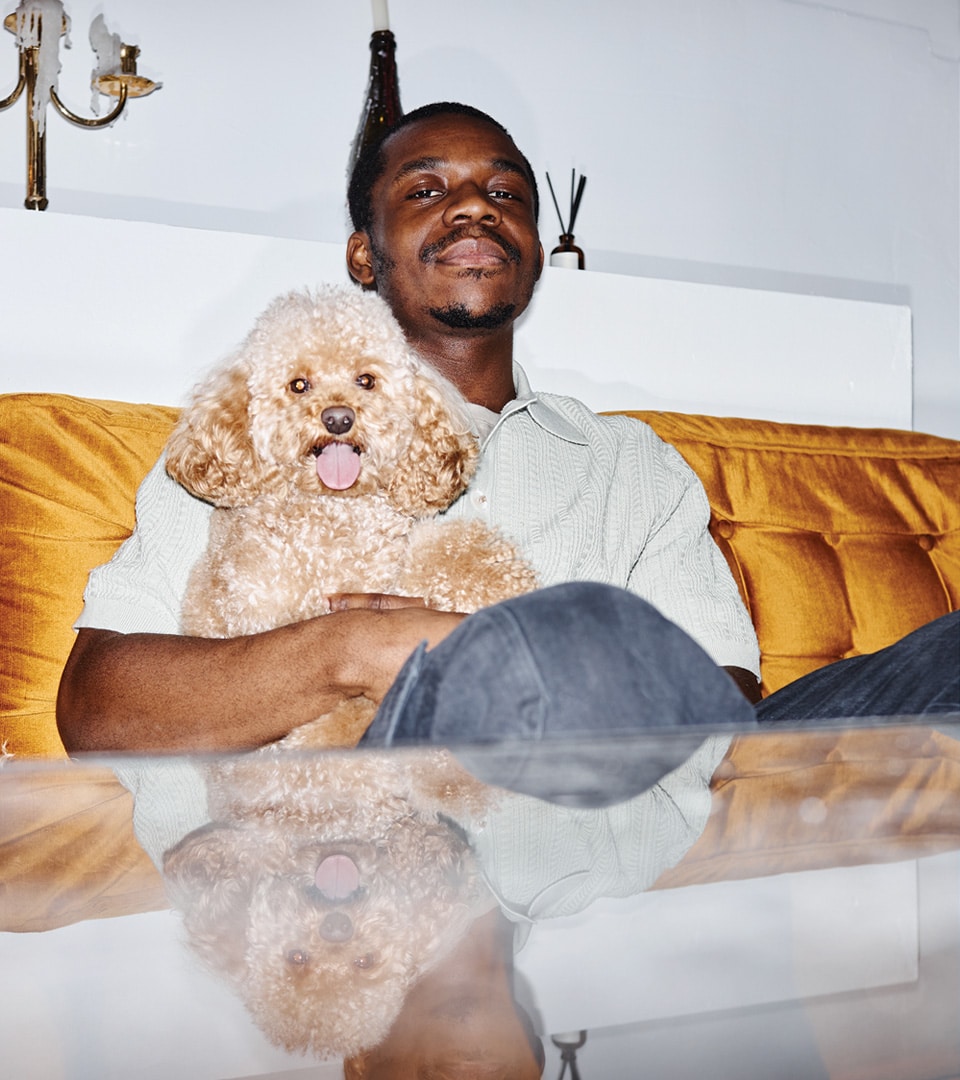 Beastie dog shampoo lifestyle photography