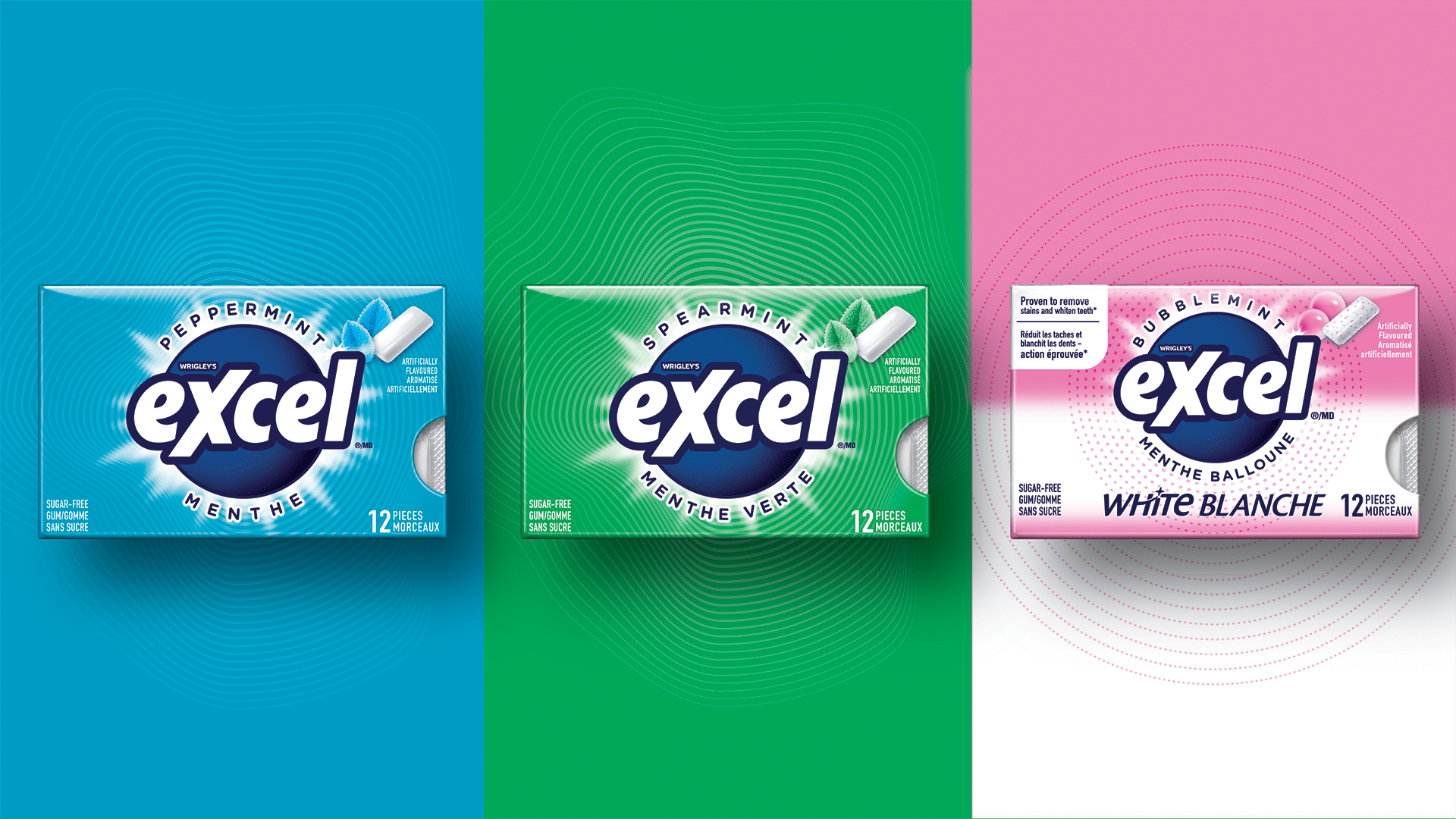 Mars Excel Gum packaging design by Kaleidoscope