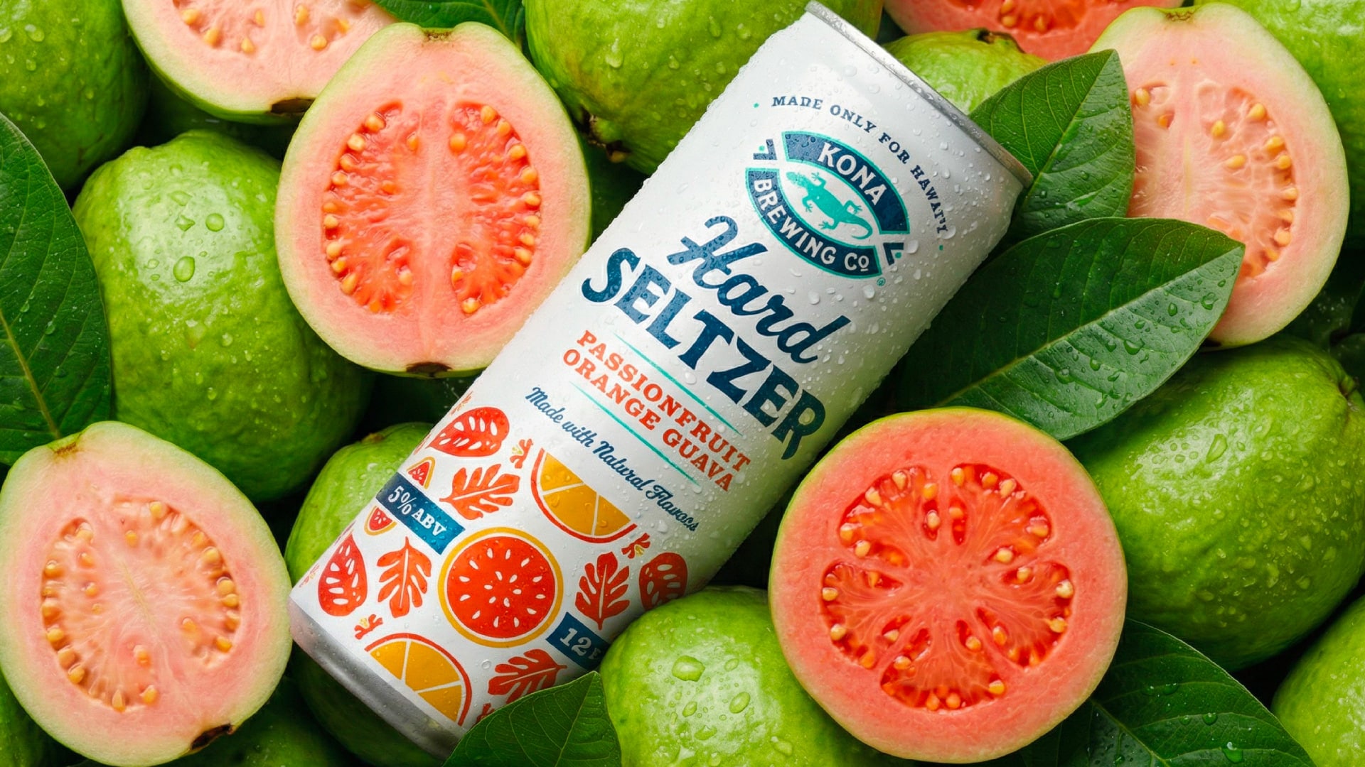 Kona Brewing Hard Seltzer Packaging Design by Kaleidoscope