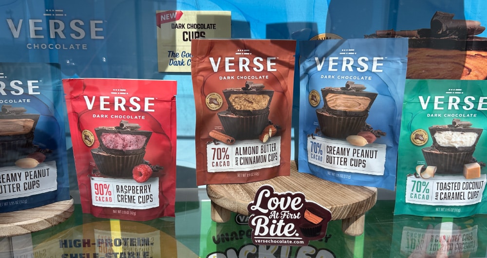 Verse Packaging Design Lineup at Sweets and Snacks Expo 2026