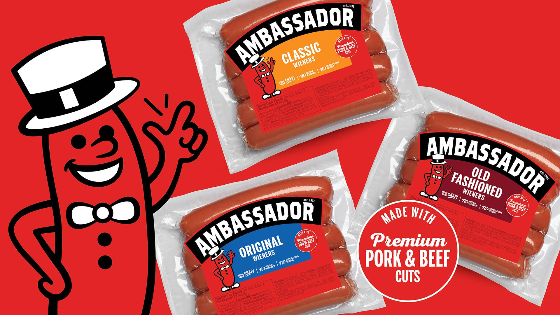 Ambassador packaging design by Kaleidoscope