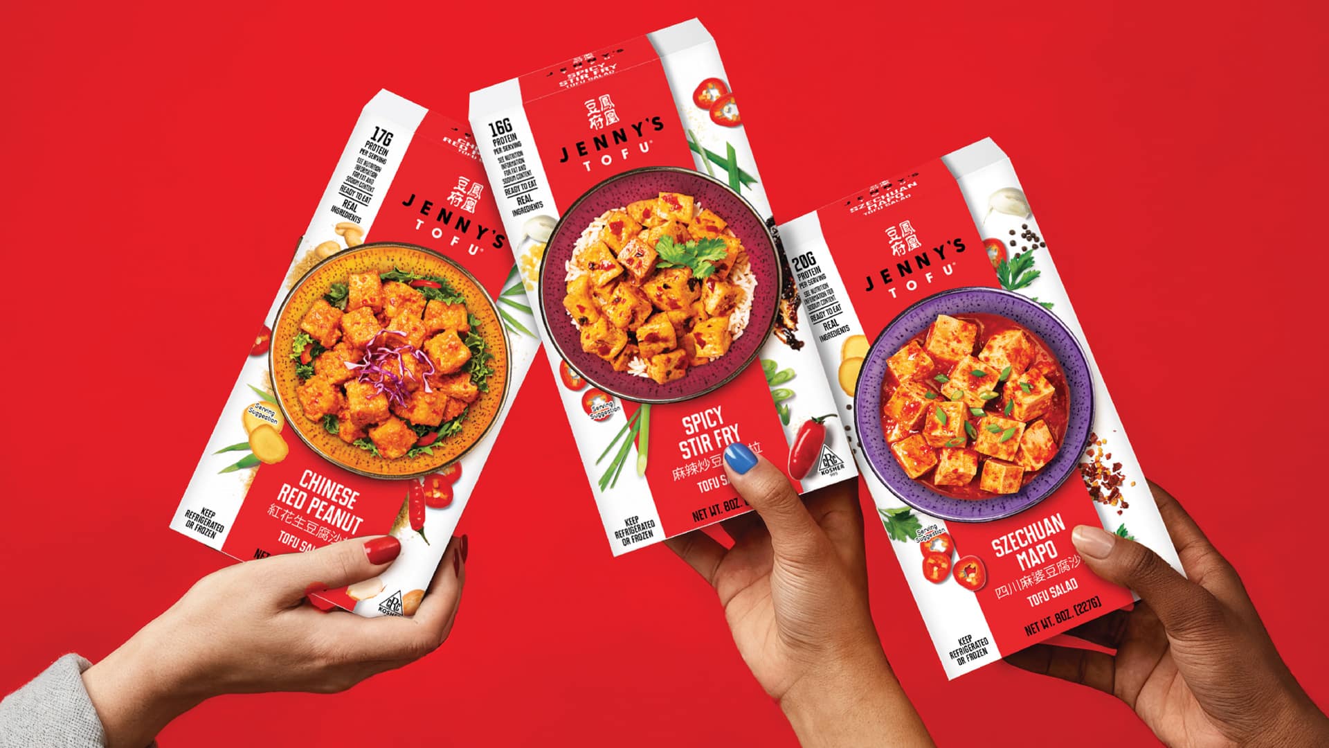 Jenny's Tofu packaging design case study by Kaleidoscope