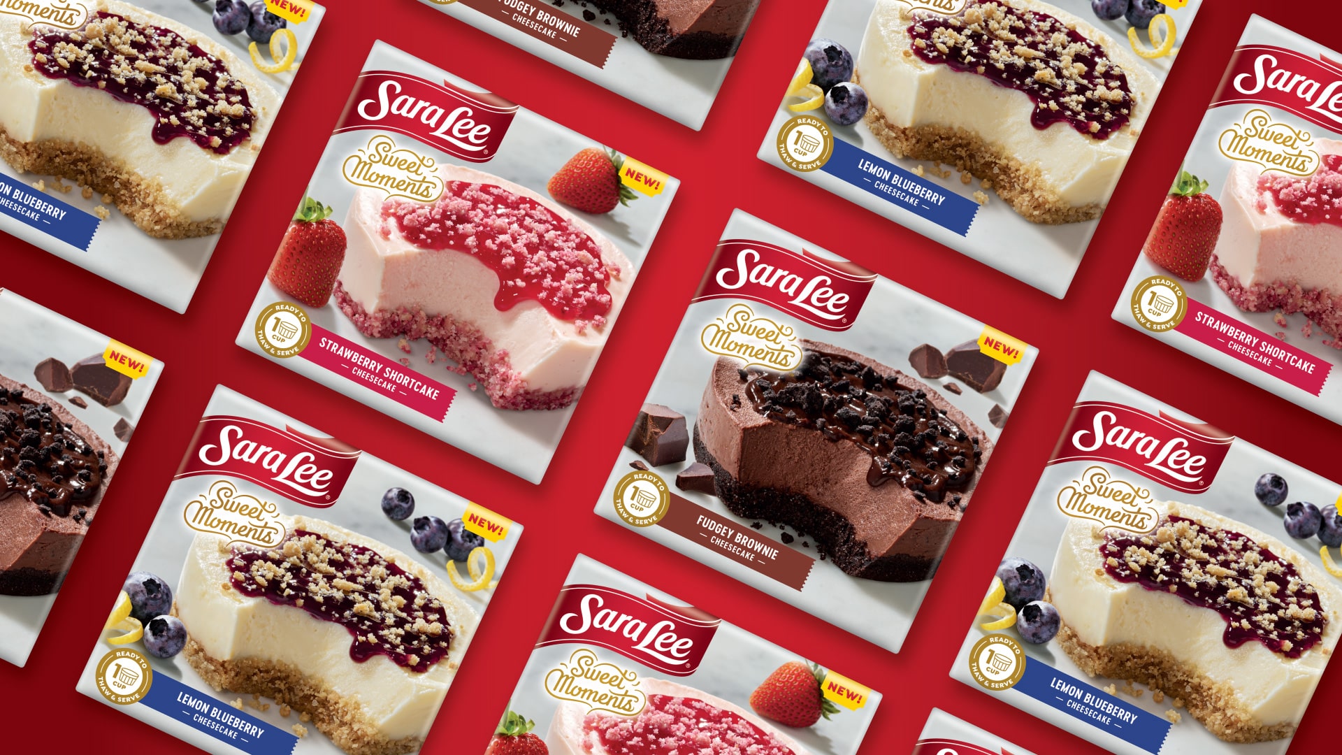 Sara Lee Sweet Moments packaging design portfolio by Kaleidoscope