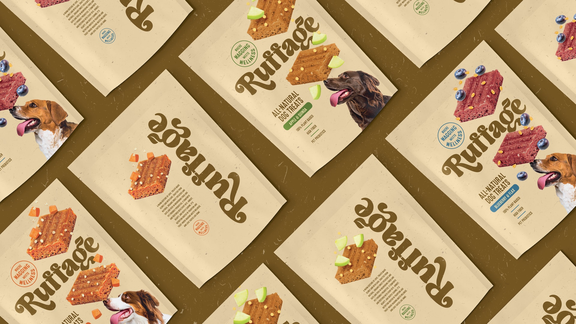 Ruffage AI packaging design portfolio by Kaleidoscope