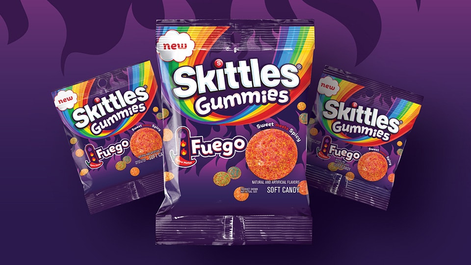 Skittles Gummies Fuego upstream innovation and new product development by Kaleidoscope