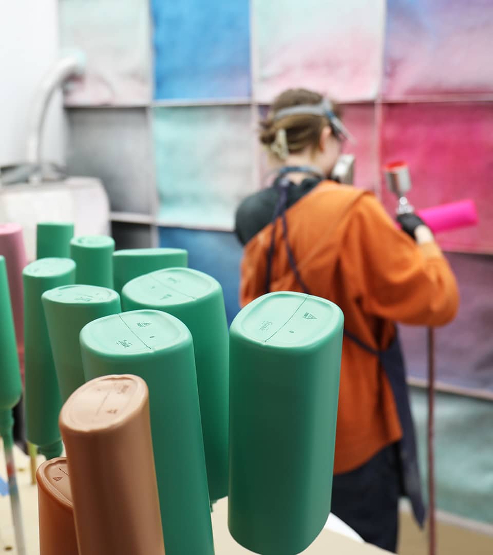 CPG packaging color development and paint finishing by Kaleidoscope