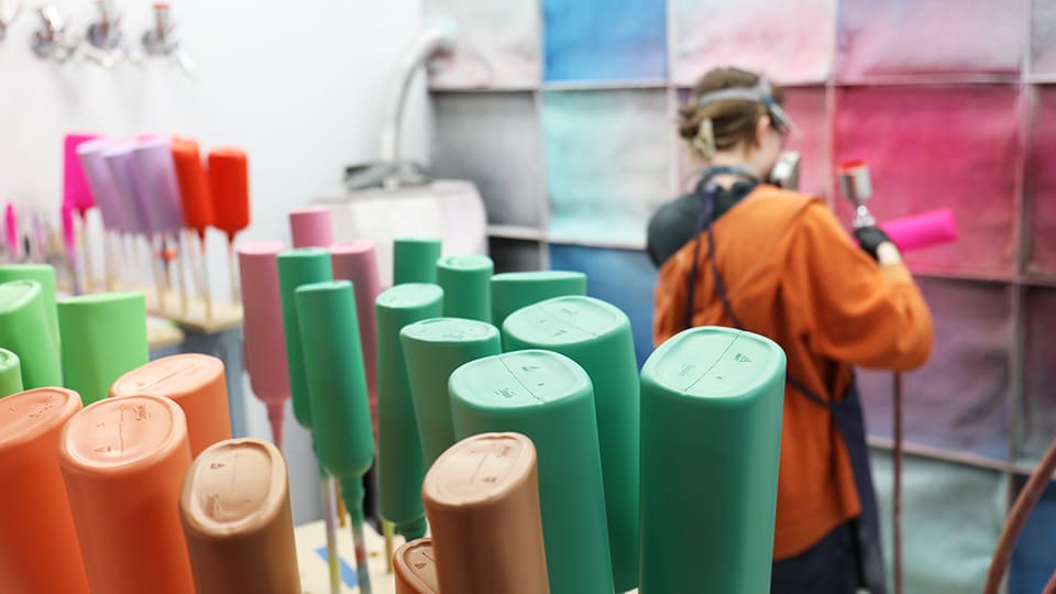 CPG packaging color development and paint finishing by Kaleidoscope